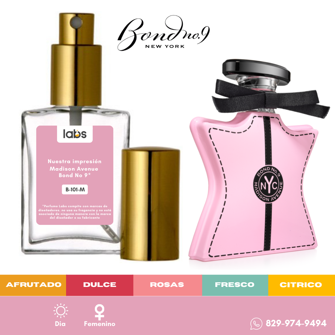 Madison Avenue Bond No.9 Perfume Labs Rep blica Dominicana