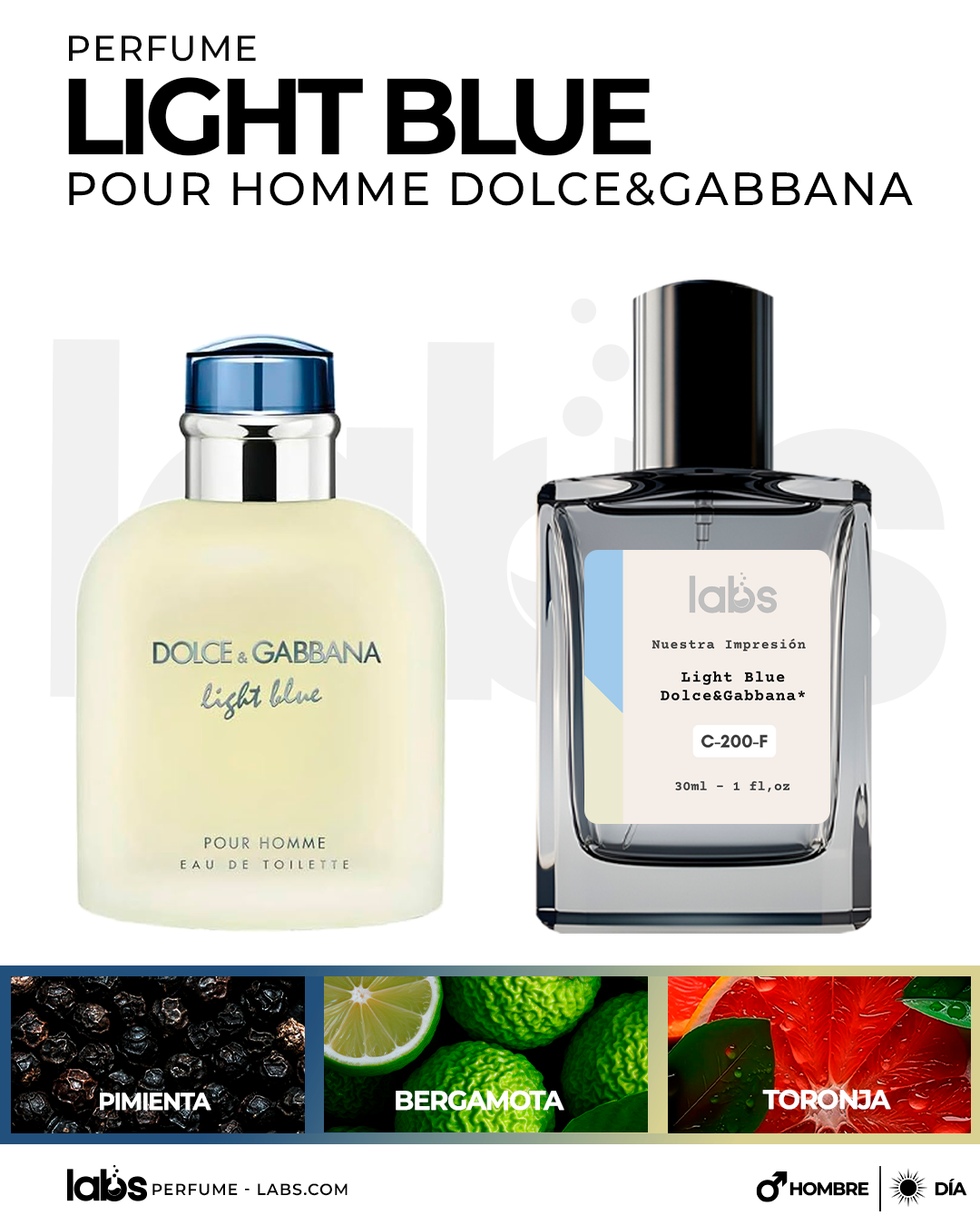 WEB LABS light blue pour Homme Dolce&Gabbana